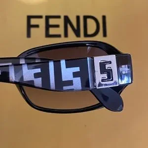 Fendi sunglasses authentic black silver logo fashion designer luxury brand name Fendi | Accessories | Fendi Sunglasses Authentic Black  main image 4